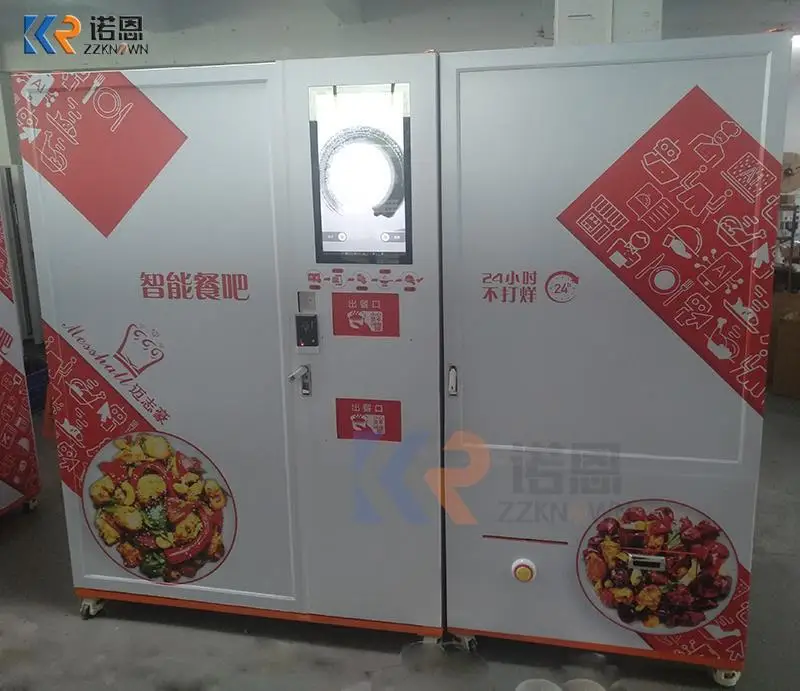 Frozen Fresh Food Meal Microwave Heating Custom Vending Machine