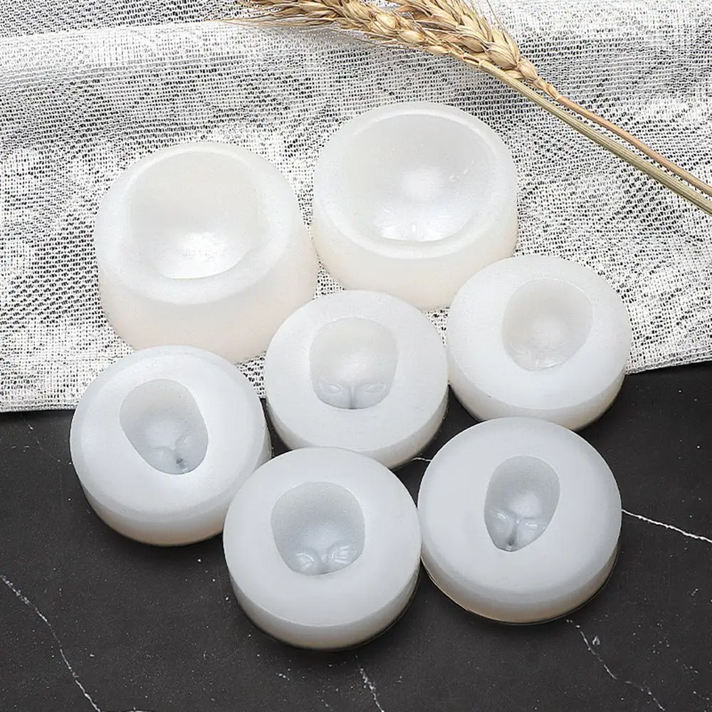 Candy Baking Cake Decorating Baby Face Silicone Molds Clay Head Sculpey 3D Facial Mould Doll Modification Accessories