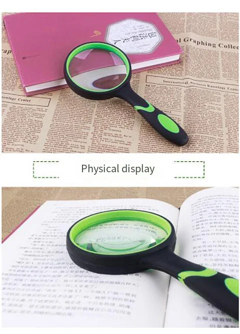 10x Lupe für Kinder Senioren Handle selupe 50mm Lupe zum Lesen wissenschaft licher Natur forschung – Detail 10