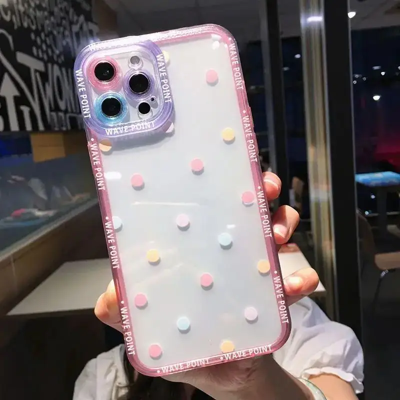 Wave Poin Love Heart Phone Case For Xiaomi Redmi Note 13 Pro Plus 5G 12 4G 12S 11S 10S 13C 12C 10C A2 A1 A3 10 11 8 Pro Cover