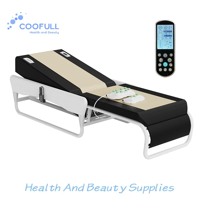 Coofull Modern Functional Spa Bed Hot Sale Whole Body Infrared Korea Folded Electric Massage Bed