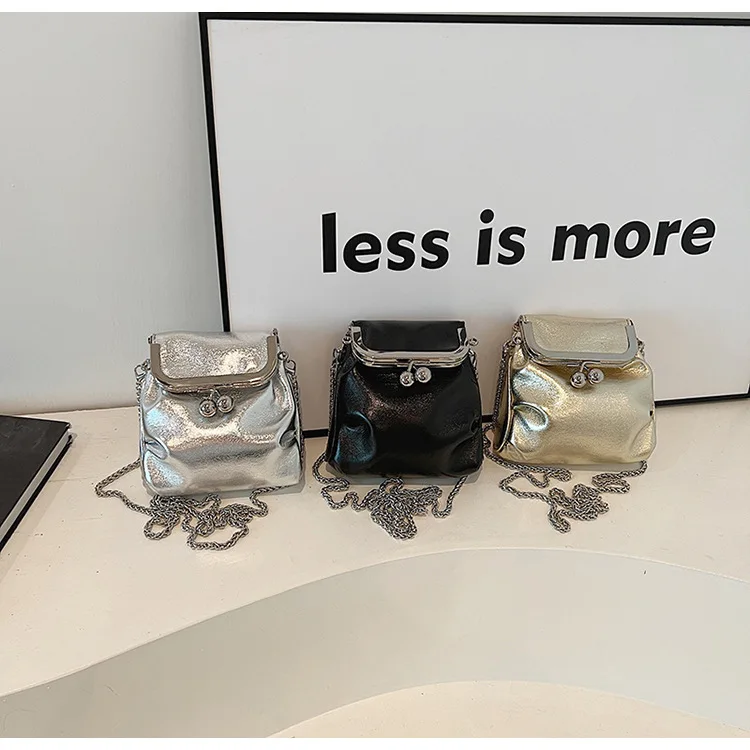 PU soft leather soft leather small pocket change collection light shoulder bag mini cross body phone bag