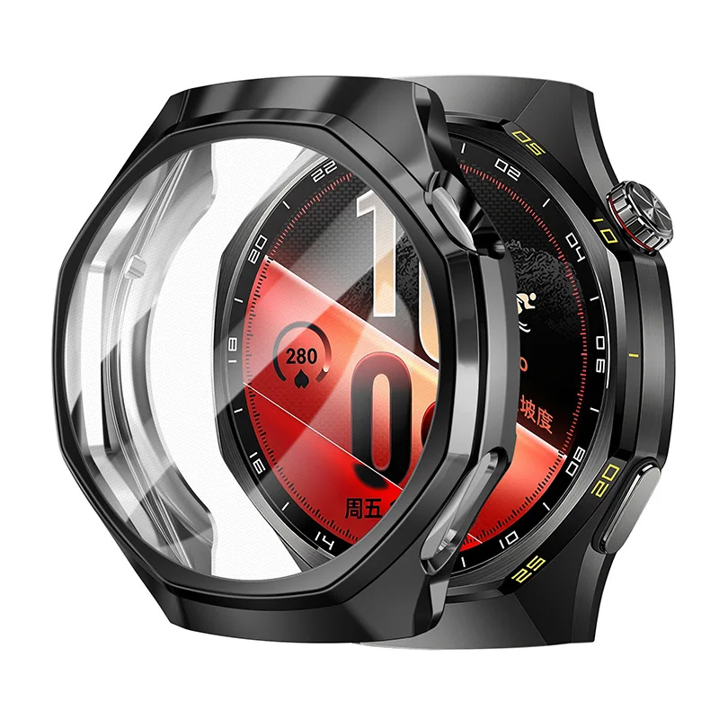 Screen Protector Case For Huawei Watch GT7 Pro 46mm Full Coverage Bumper Soft TPU Protective Case Cover Smartwatch Accessories