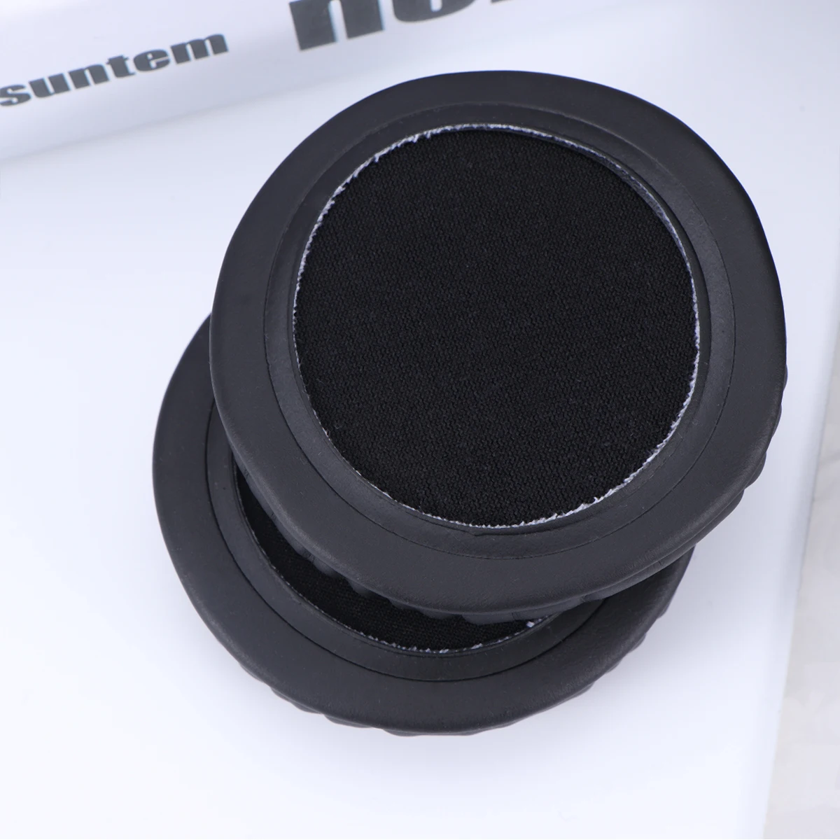 

Headphone Ear Pads 75mm Outer 32mm Inner 17mm Thick Durable PU Bass Boost Compatible K518 K518DJ K518LE MDR NC6