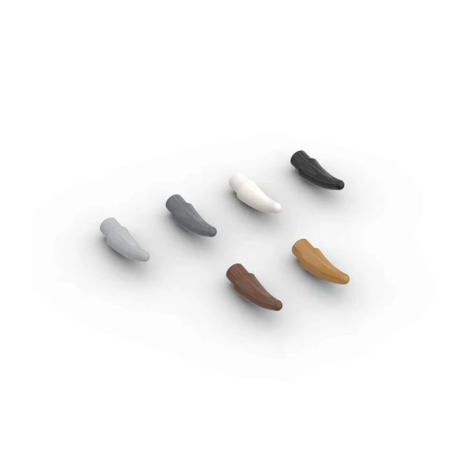 

10 шт. 53451, детали для тела животного, зазуб, коготь, зуб, говорящий рог, маленькие строительные блоки + 100% совместимые кирпичи «сделай сам», игрушки