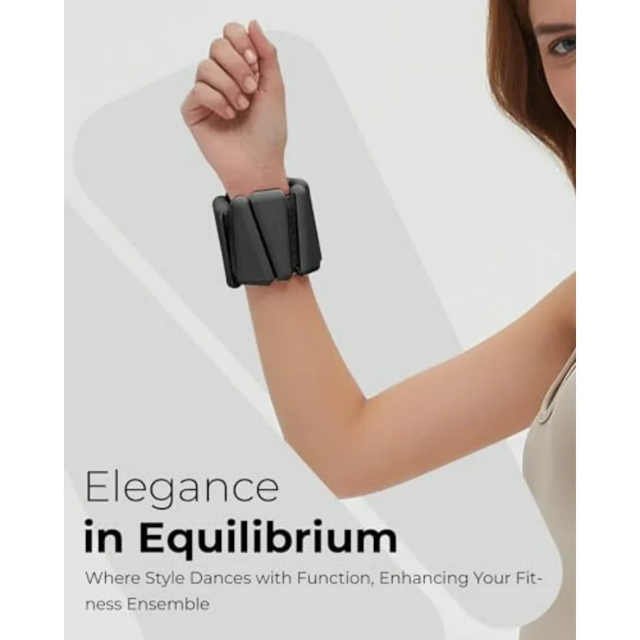 مجموعة حزمة تدريب اللياقة البدنية الشاملة مع أوزان المعصم والكاحل السوداء وقضبان وزن اليد الزرقاء لبناء القوة