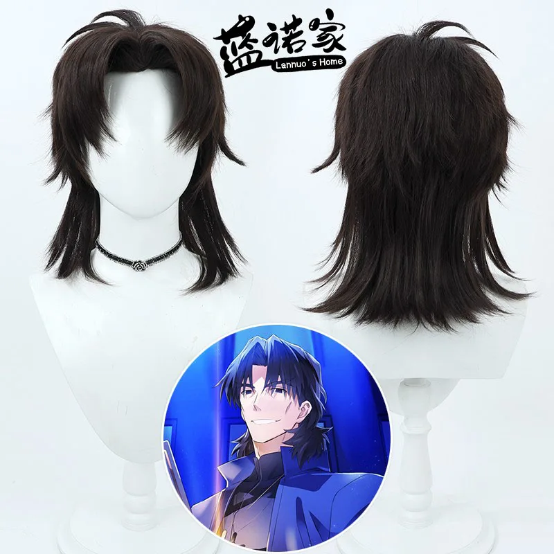 

Аниме Fate Stay Night Kirei Kotomine, парик для косплея, Хэллоуин, карнавал, реквизит для вечеринки, синтетические волосы, термостойкое волокно + шапочка для парика