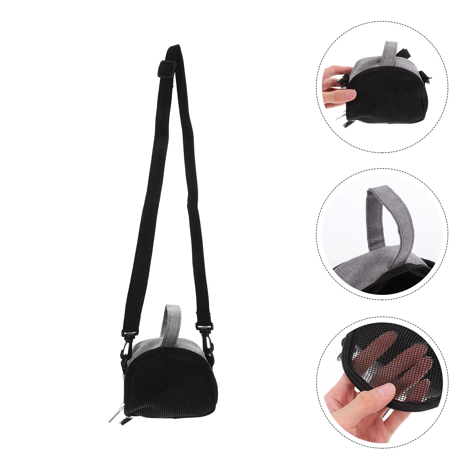 

Breathable Lightweight Pet Backpack Adjustable Shoulder Straps Multiple Compartments Safety Protection For Guinea Pig Bunny