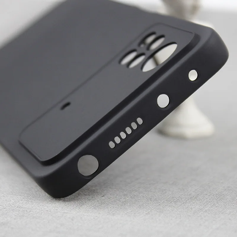 Étui de Protection en Silicone pour Xiaomi Poco X4 Pro 5G, housse de Protection en Silicone souple et mat pour téléphone POCO X4 PRO 5G, étui noir