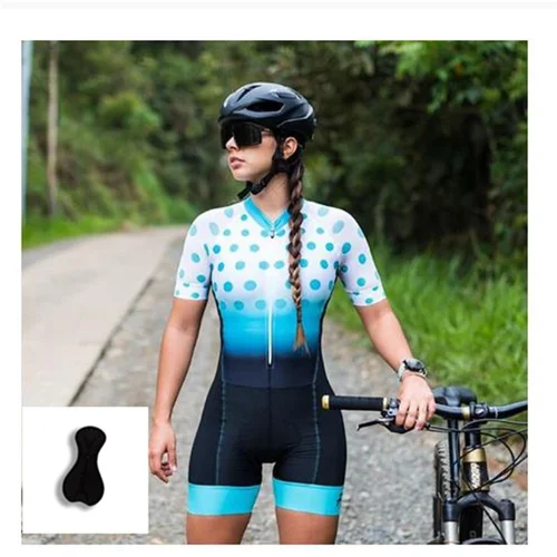 Traje de ciclismo profesional transpirable personalizado, ropa deportiva para exteriores, mono de triatlón, traje de carrera, traje de ciclismo para equipo profesional para mujer