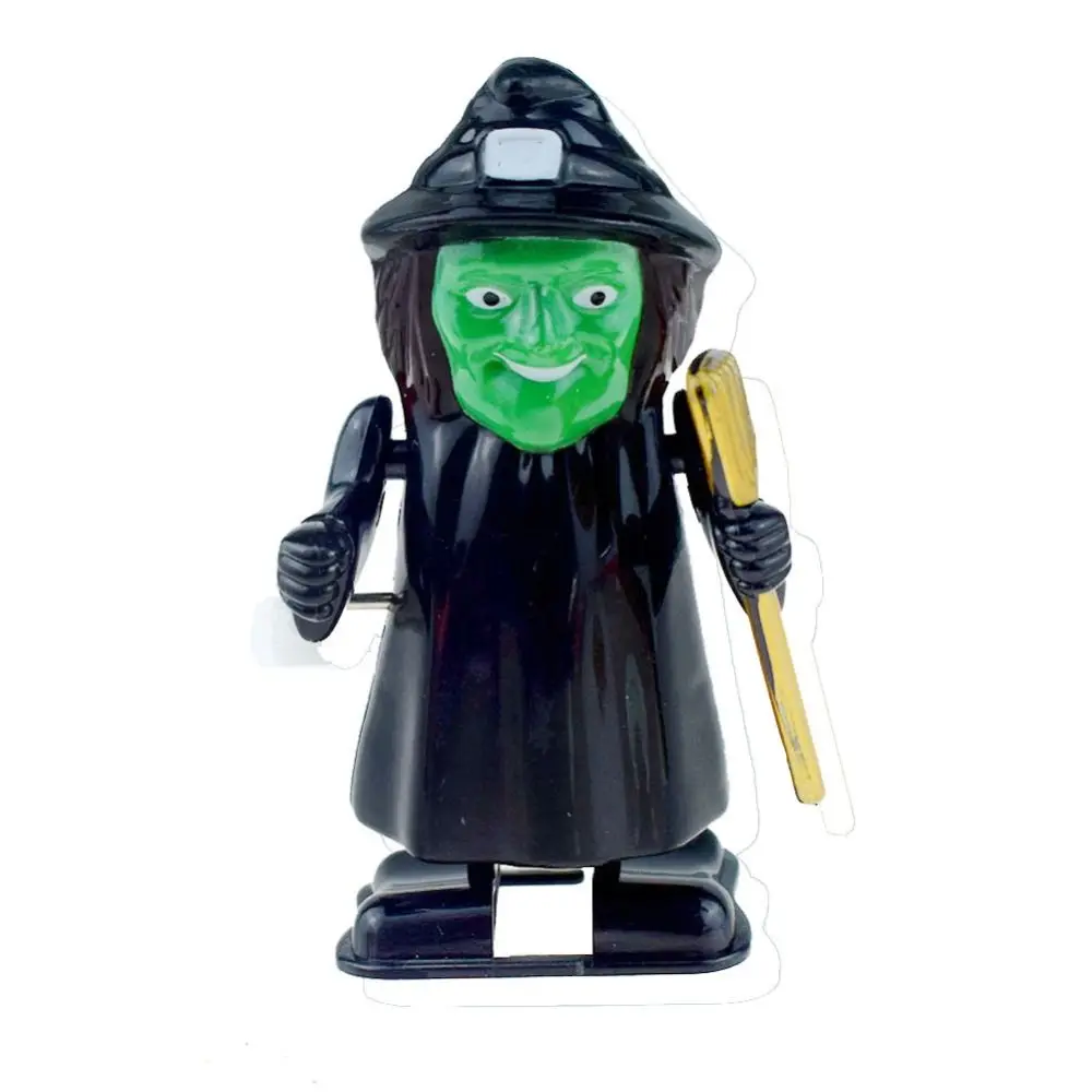 

Cartoon Halloween Series Wind-up Ghost Pumpkin Halloween Clockwork Toys Jumping Pirate Head Prank Toys Halloween Ornament