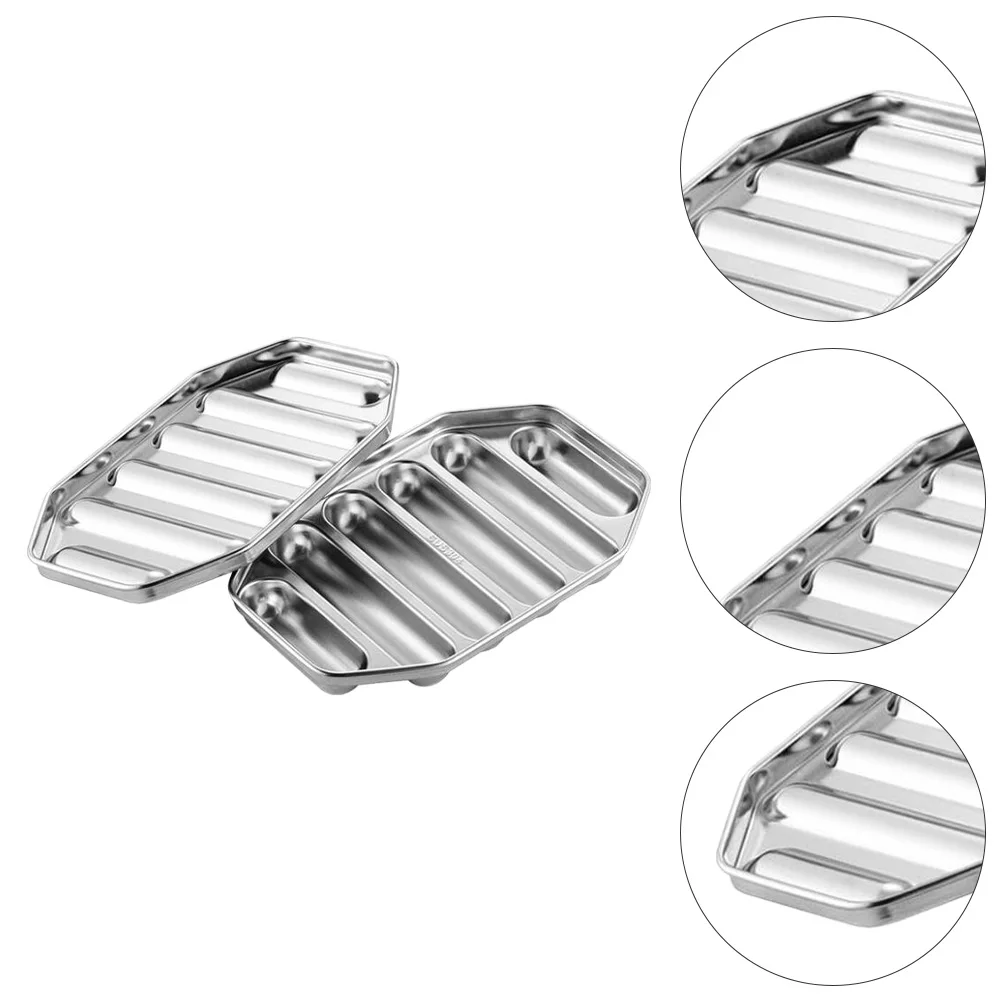 

Stainless Steel Sausage Mold 304 Hot Dog Maker Steamed Cake Baby Food Kitchen Supplies Non Toxic Easy Clean Durability Gift Idea