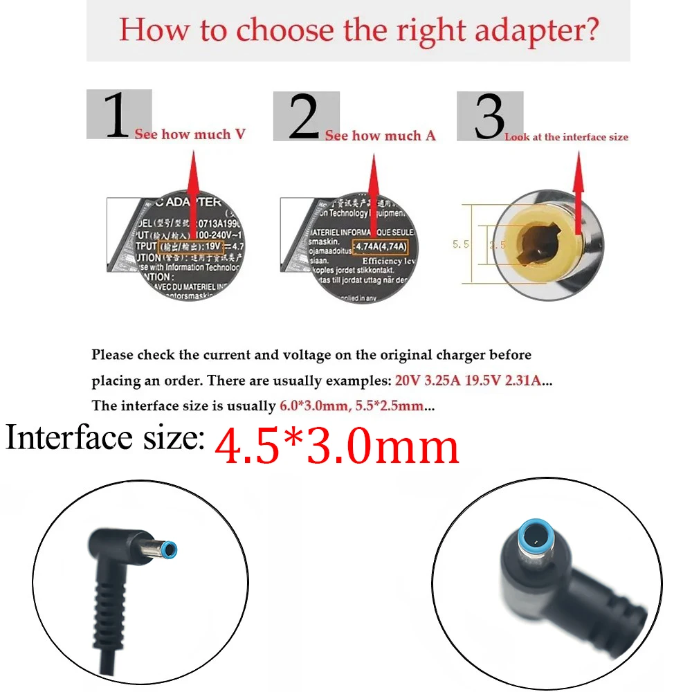 120w 4.5*3.0mm 19.5v 6.15a ac adaptador de carregador de laptop para hp envy 15 17 710415-001 15-5102na 15-ax033 HSTNN-CA25 fonte de alimentação