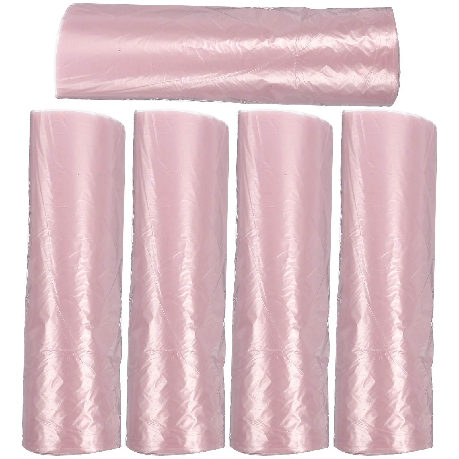 5 Rolls Car Trash Bag Thick Garbage Bags for Bathroom Storage Kitchen Pink Bedroom