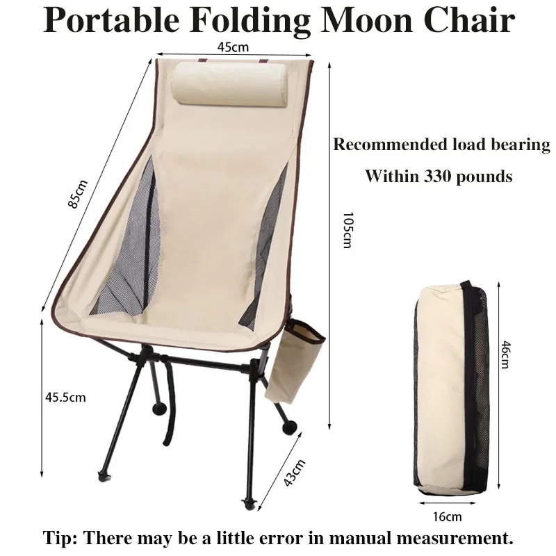 Outdoor Chairs Foldable Camping Chair Set Lightweight And Portable Moon Chair Suitable For Parks Picnics Fishing And Other Scene