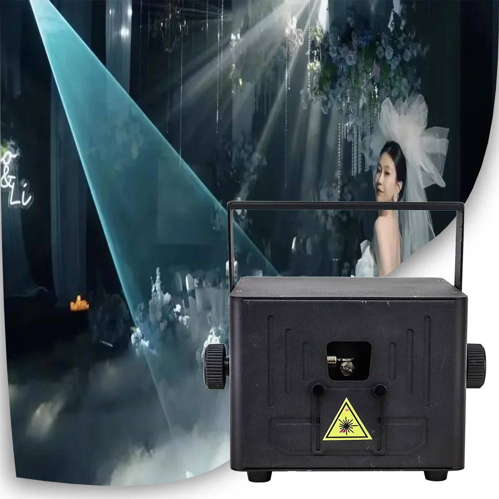 APP Lihgt ELF Control 5W RGB Laser Light With ILDA Interface DMX Party Dj Disco Wedding Decoration Scanner Beam Projector Lamp