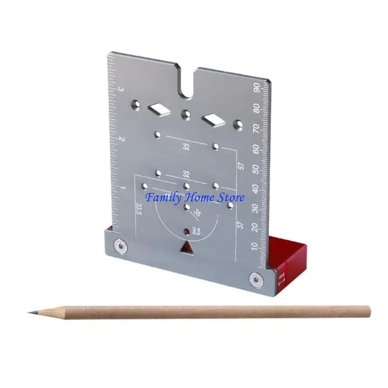 

P0UF Woodworking Dowelling Jig Drill Bits Drilling Locator Hole Punching Opener