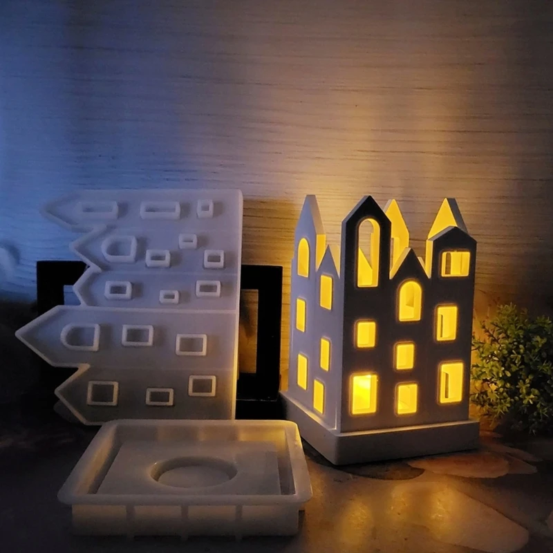 Easy to Use Silicone Mold for Crafting Plaster Houses Great for Enthusiasts Dropsale