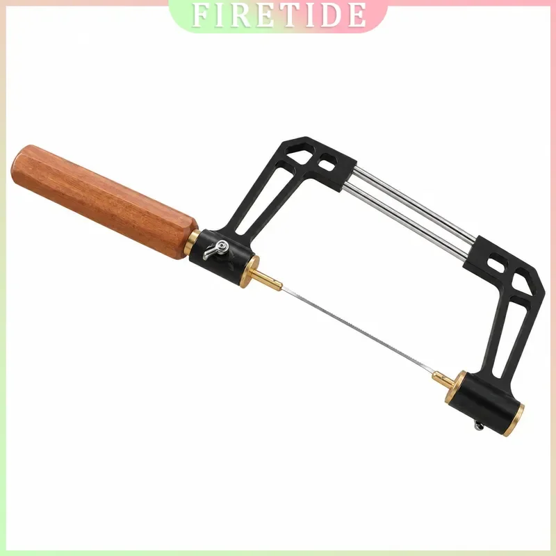 Woodworking Fret Copying Saw High Precision Frame Saw for Intricate Curves Cutting DIY Craft Tools Manual Hand Saw