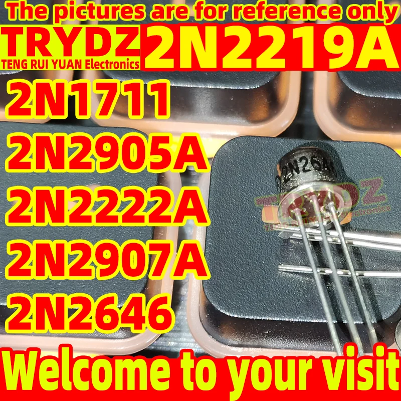 10-2pcs New 2N1711 2N2219A 2N2905A 2N2222A 2N2907A 2N2646