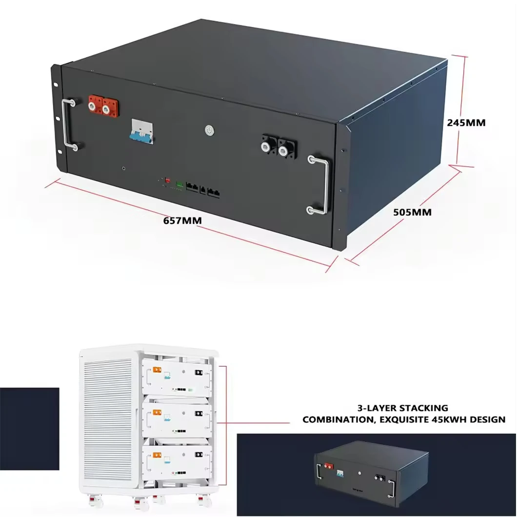 Portable Solar Generator with 51.2V 560Ah Lithium Battery IP65 Protection Home Energy Storage System CAN Communication Port