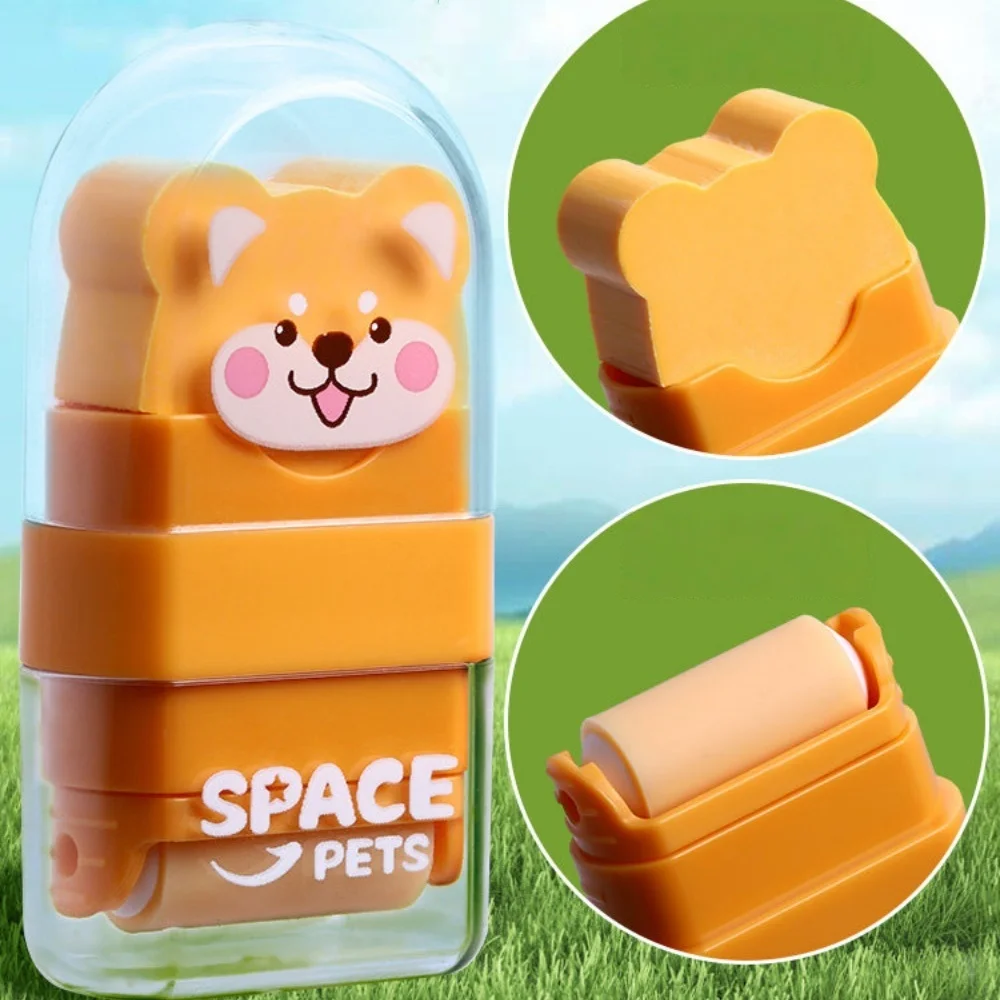 M&G Animal Eraser Cartoon Cute Multi-coloured Roller Eraser Hot Sale Rubber Stationery Office and Students Pencil Eraser