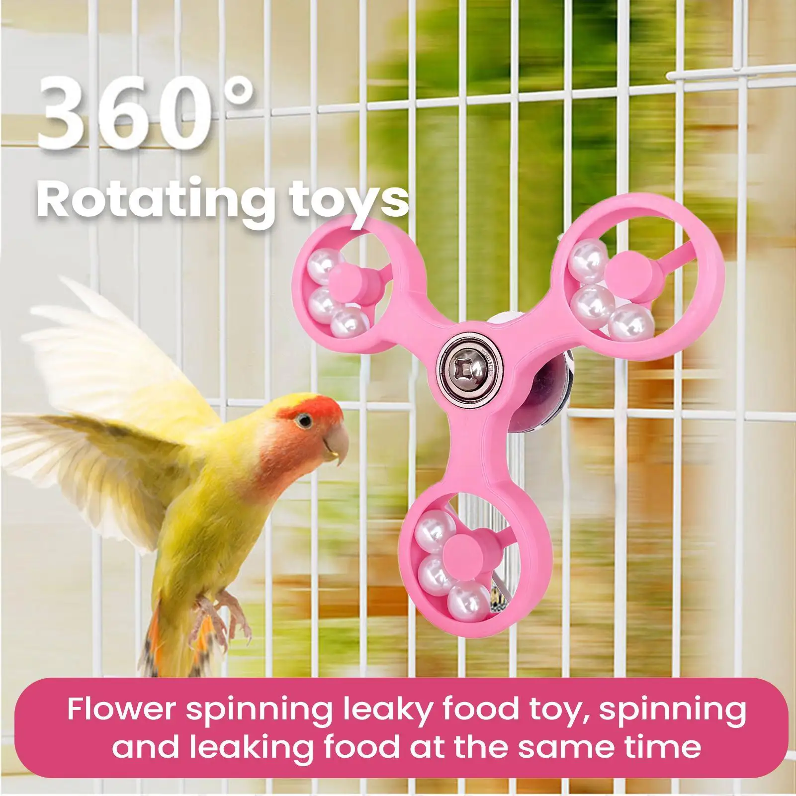 Interactive Parrot Rotating Bird Toy 4