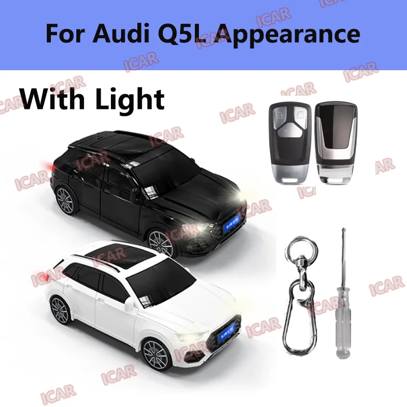 Verschiedene Automodelle für Audi A4L Q5L A6L Fernschlüsselhülle für A4 B9 A5 A6 8S 8W Q5 Q7 4M S5 TT TTS Schlüsselhalter Zubehör – Detail 6