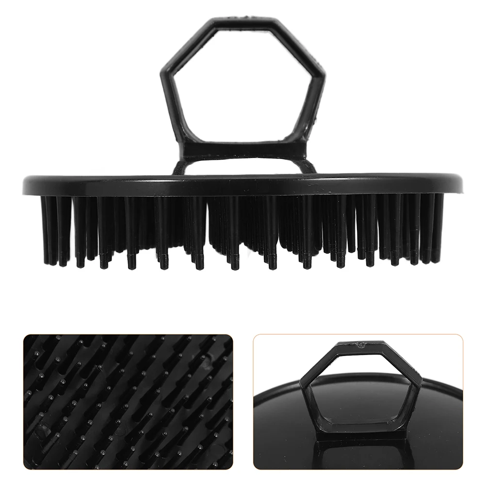 

6pcs Head Massager Brush Round Scalp Exfoliator For Deep Cleansing Dandruff Removal Shower Hair Wash Tool Scrubber For Men Women