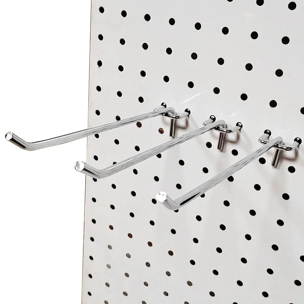 

20 Pcs Nail Board Hook Garage Hooks Peg Tool Utility Metal Pegboard Shelf for Iron Shelving