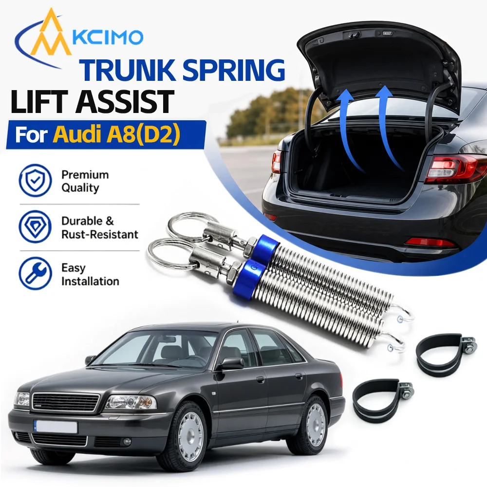 For Audi A8(D2) Adjustable Trunk Lid Lift Spring Auto Boot Automatic Opening Tension Lifter Device Rear Tailgate Lid Parts