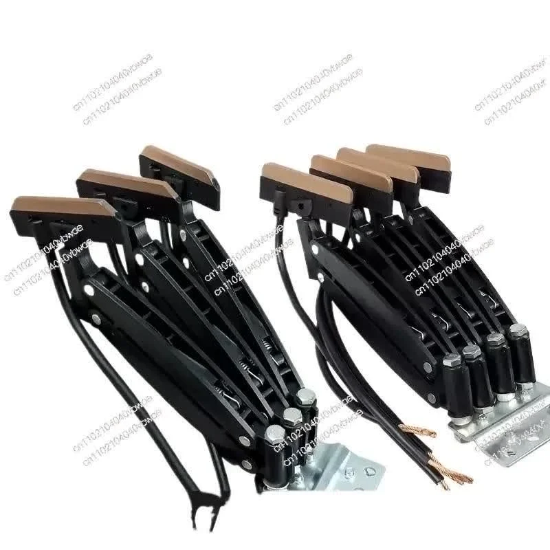 Seamless Busbar Collector JD 3 4 60A 3 Level 4 Pole Crane Collector Wear Resistant Carbon Brush