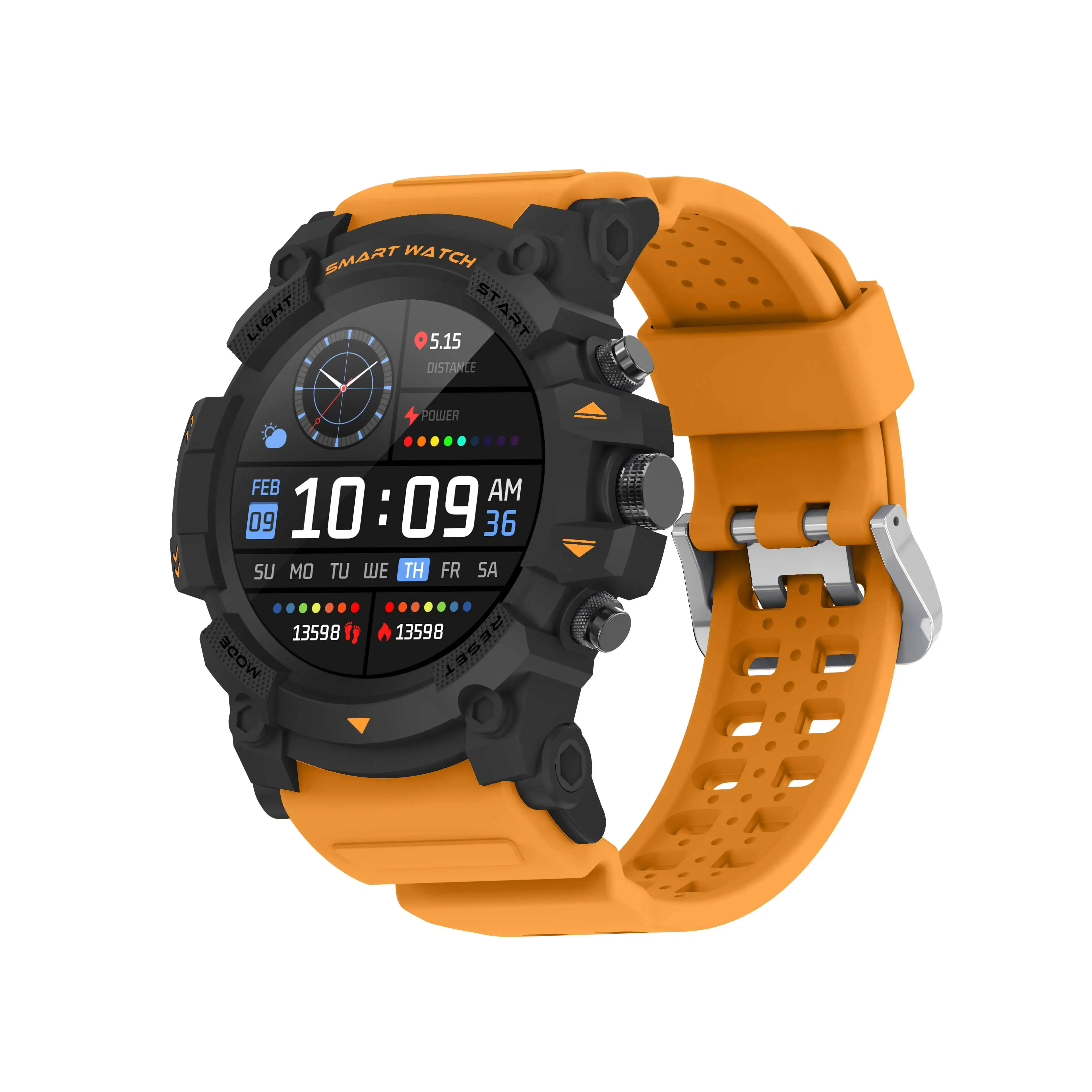 

G02 Smart Watch Sport Health monitoring Touchable color screen GPS Long standby time Waterproof BT Calling Smart Watch