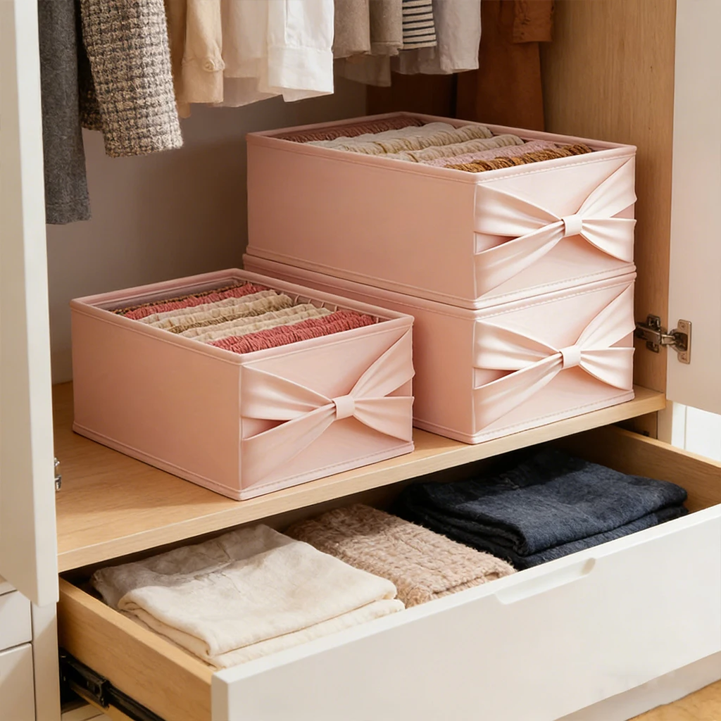 

Ящик для хранения нижнего белья, складной органайзер для нижнего белья, шкаф, ящик, жесткий органайзер для бюстгальтера, носков, шкаф, органайзеры для хранения одежды