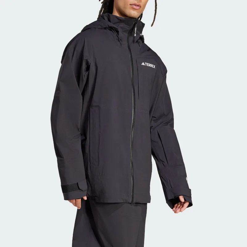 Adidas Autumn New Men's Hooded Sports Hiking Ski Suit IZ0371