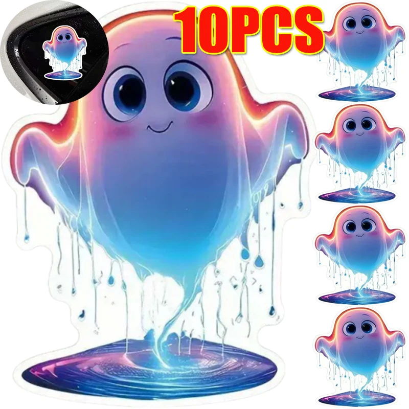 

Auto Window Body Decor Spooky Cute Decorations Exterior Accessories Car Stickers Waterproof PVC Decals Cute Halloween Ghost