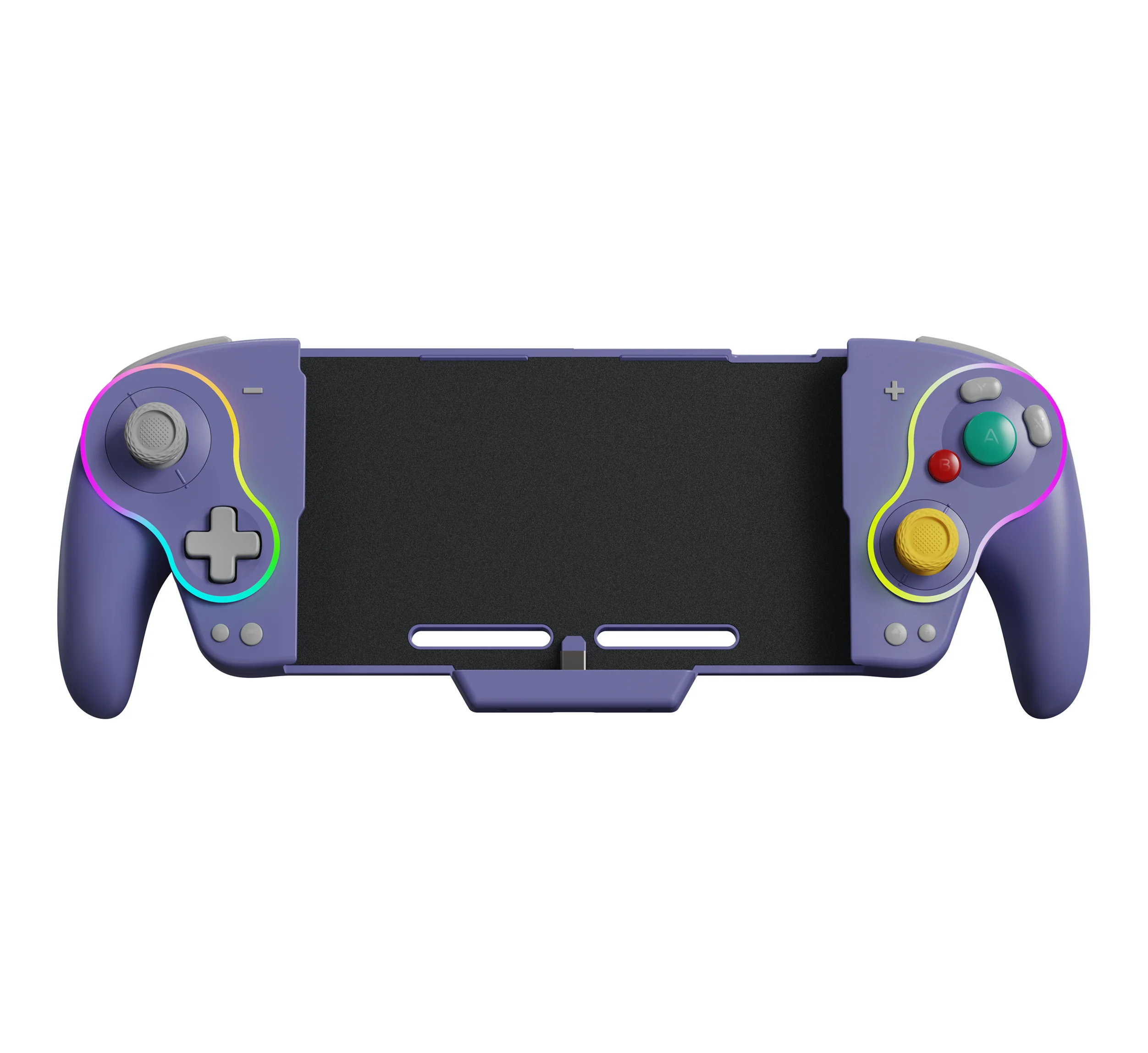 LinYuvo Retro Gamepad KS63 for Switch OLED with Dazzle Color,Programming ,Vibration Adjustment & Six-Axis Somatosensory