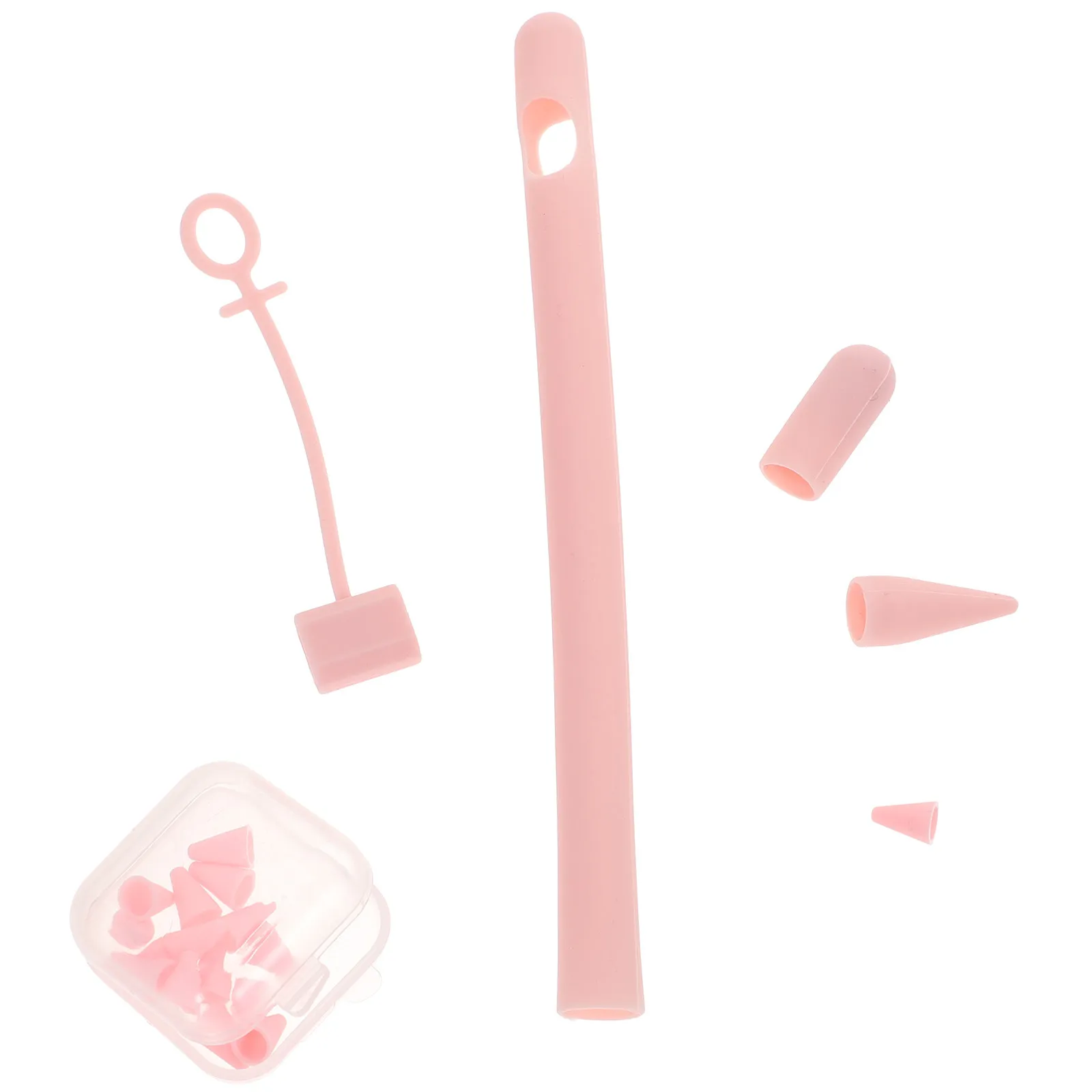 Silicone Stylus Pen Cover for Pencil 1 Protective Sleeve Soft Tactile Grip Refreshing Color Stylish Decorative Touch Pen