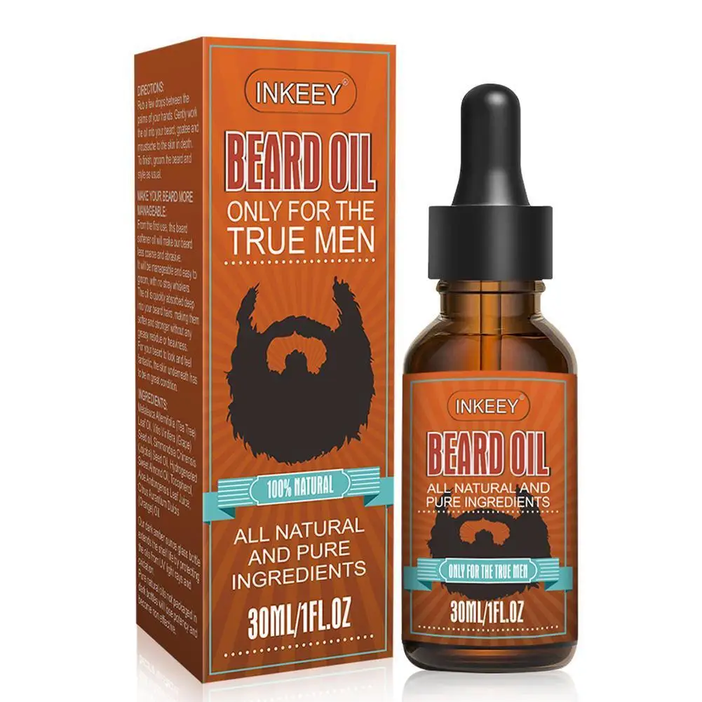 

30ml Beard Growth Oil Serum For Men Beard Growth And Grooming Kit Soften Strengthen Styling Beard Oil Beard Care Thicker Nourish