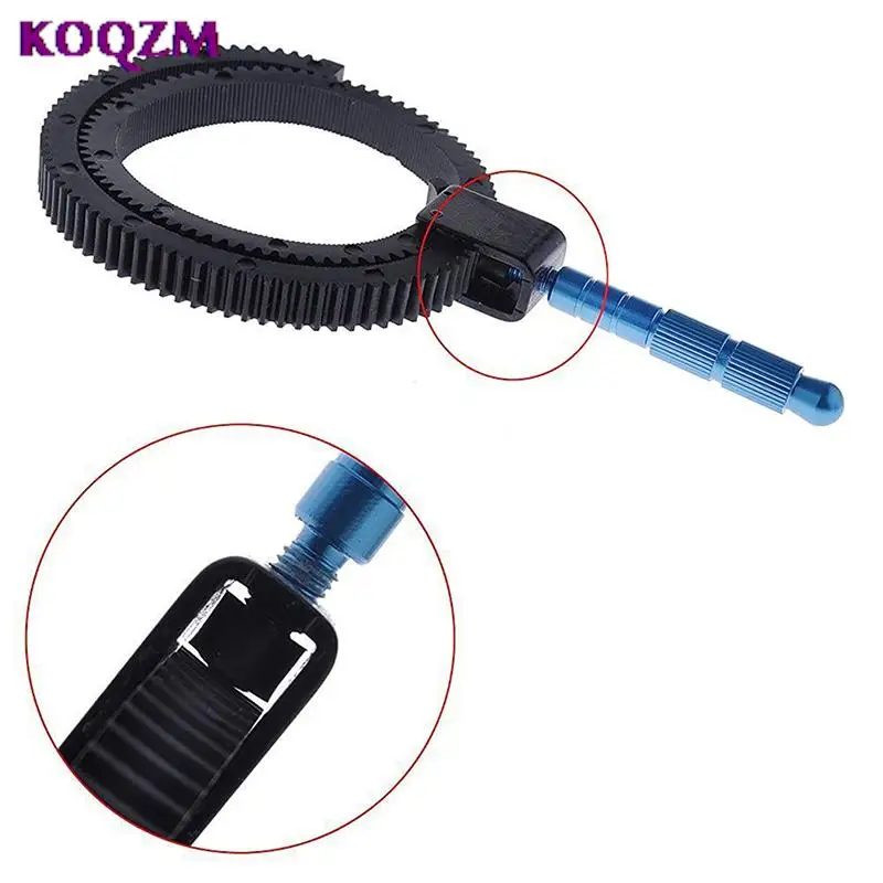 New 1pcs Adjustable Zoom Focusing Follow Focus Handle Scale Lever with Gear Ring for Camera Lens