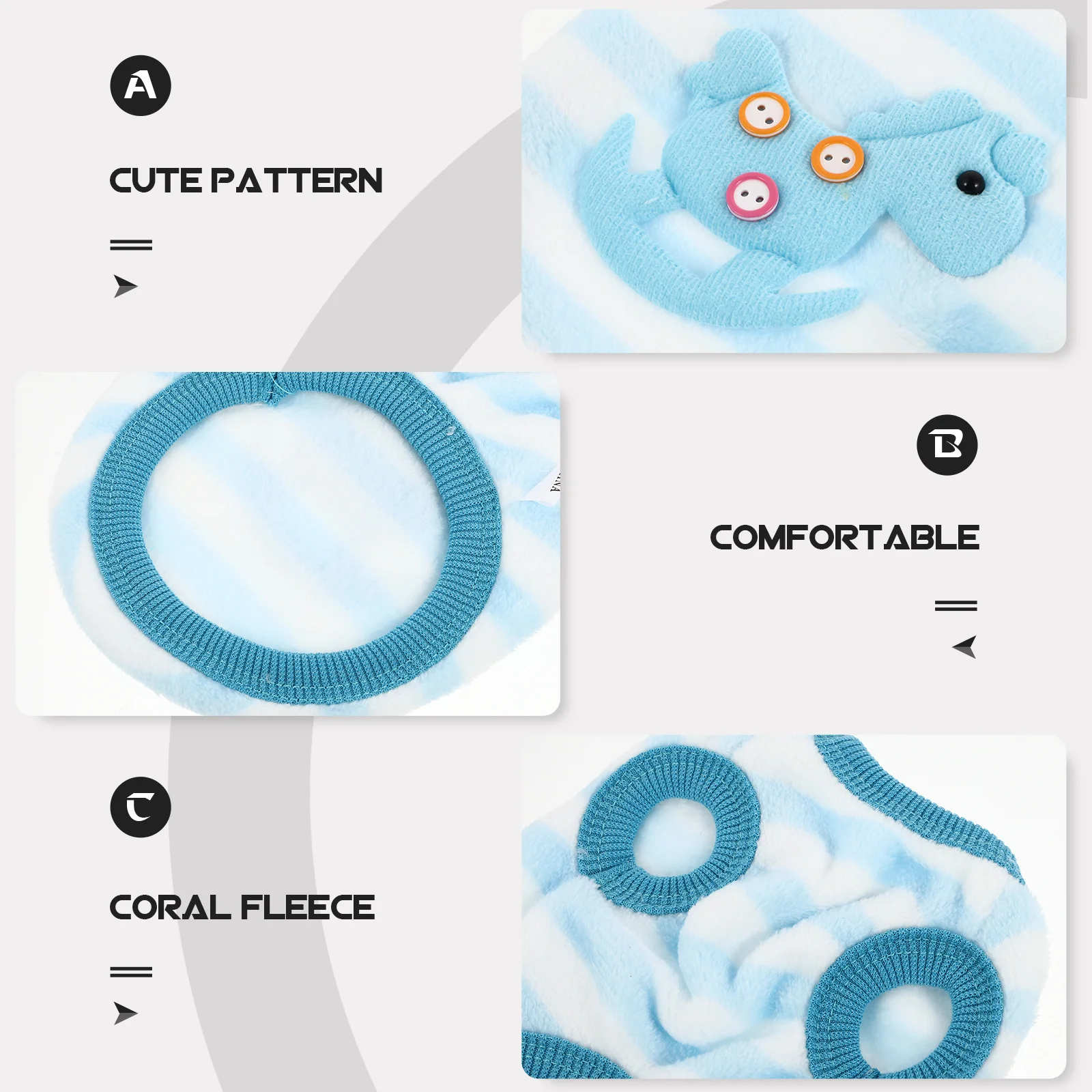 

Rabbit Clothing Winter Warm Vest Adorable Costume Lightweight Durable Breathable Exquisite Sewing for Walking and Parties