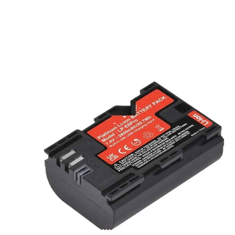 For Canon EOS R7 R6 5D Mark II III 5DS 5DS R 60D 70D 80D 7D Mark II III LP-E6N LP-E6 Battery 2PCS
