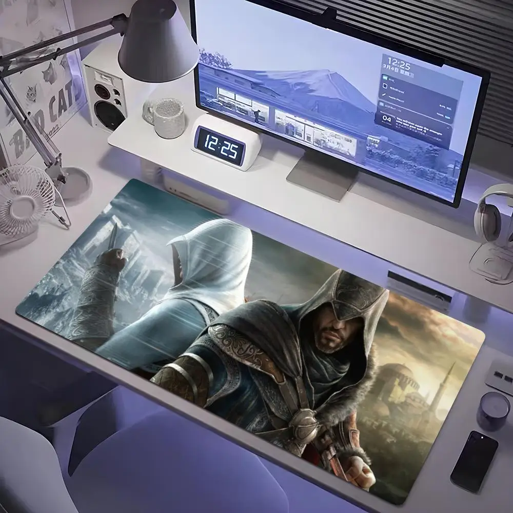 

assassin's creed Mouse Pad Tablet mouse Pad Laptop xl desktop mouse pad, cute HD Rainbow Gaming keyboard pad, csgo Player, 90x40