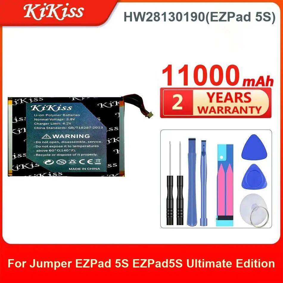 

11000Mah Kikiss Battery HW28130190(Ezpad 5S) For Jumper Ezpad 5S Ultimate Edition Laptop