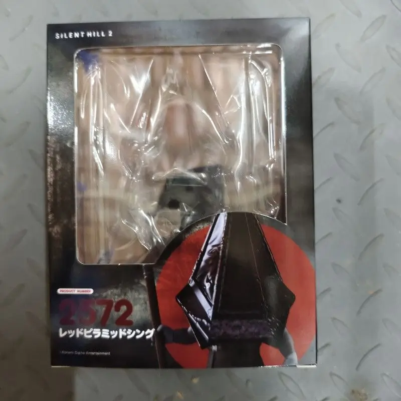 Nendoroid 2572 Pyramid Head, Red Pyramid Head, Figur Artikulasi Versi Q Silent Hill 2 Domestik