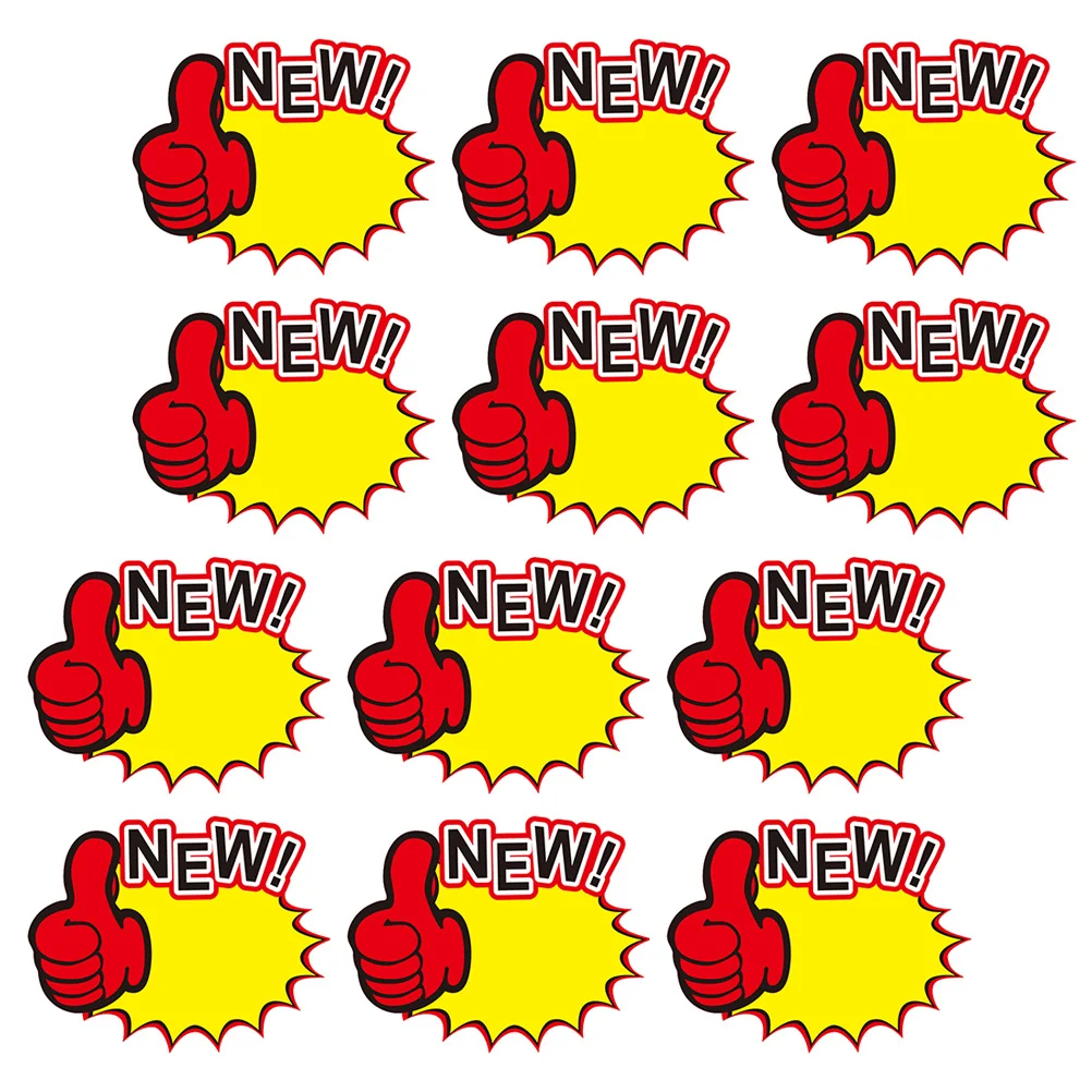 

50Pcs Promotional Price Signs Bright Colors Long Service Time Retail Business Sale Event Labels Promotional Price Signs