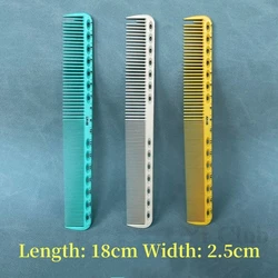 339 G39 Women's Short Hair Cutting Comb With Laser Scale Hairstylist Hairdressing Combs Hairdresser Pro Barber Hairbrush Y0604