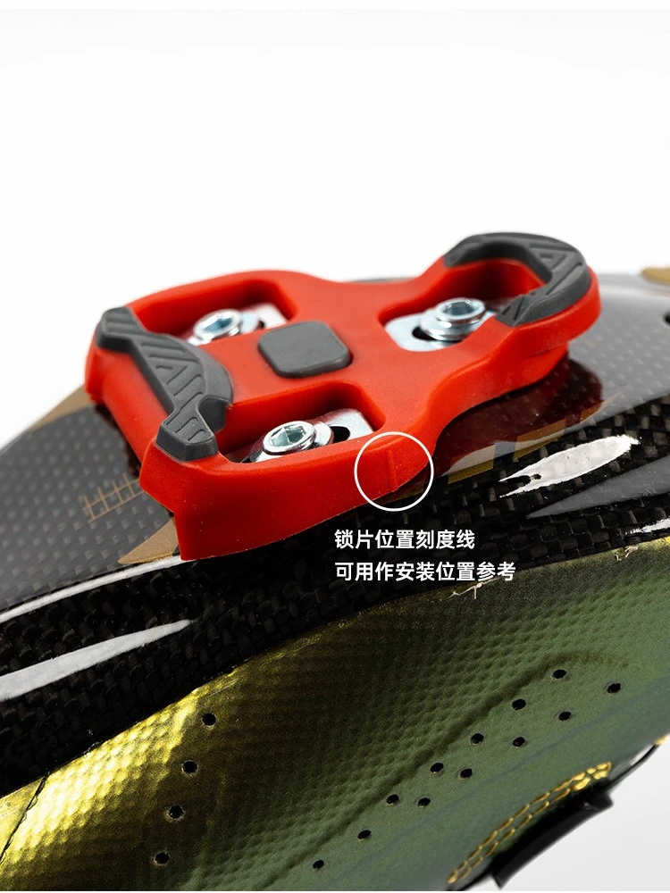 AliExpress NONE Wear-resistant TPU Road Bicycle Cleats Pedal Pads Anti-slip Cycling Locking Pedal Cleats Set For LOOK KEO System Cycling Shoes