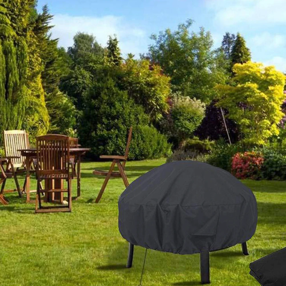 

1pc Waterproof Stove Outdoor Protection UV Rays Outdoor Stove Protector Dust Proof Chiminea Protector Portable BBQ Hood
