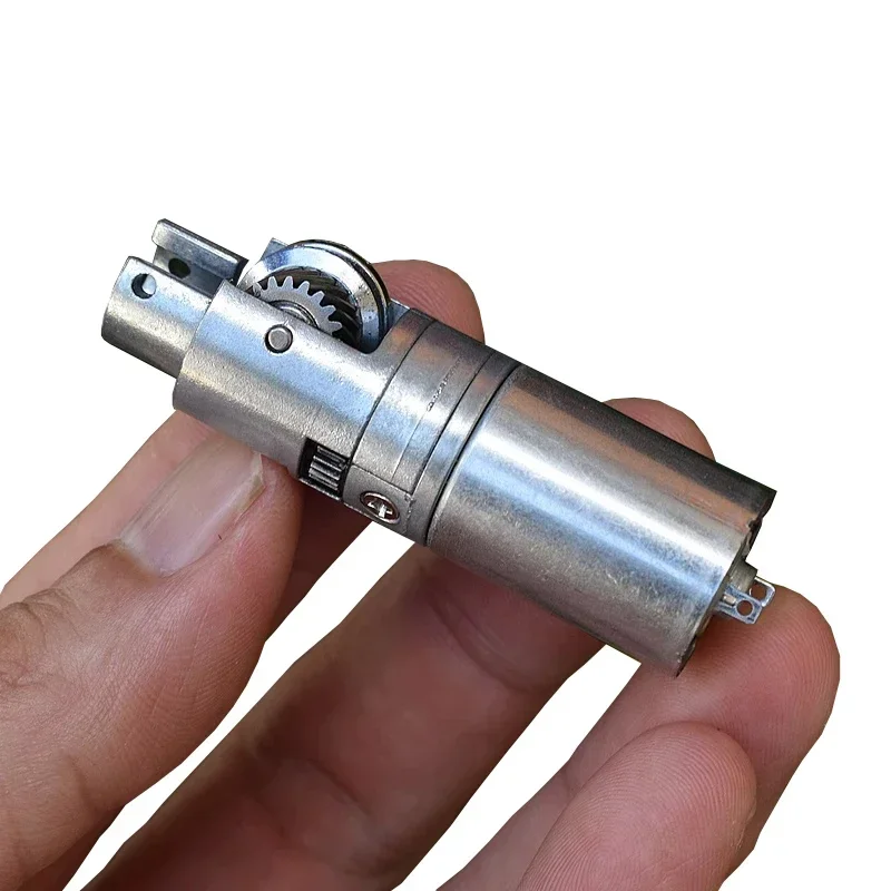 Mini 17mm Full Metal Gear Box Gear Reduction Motor DC 5V 6V Large Torque Helical Gear Chain Disk DIY Electric Umbrella Toy Model